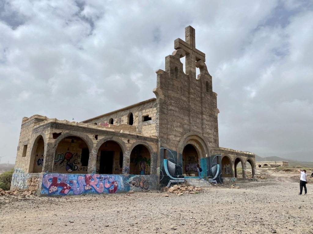 Leper church in Abades